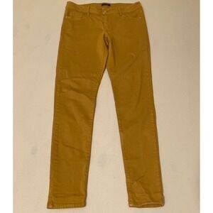 Massimo Dutti Women's Size 8‎ Skinny Fit Mustard Yellow Pants